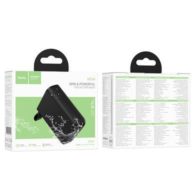 Портативна колонка HOCO HC34 Star BT speaker, 5W, Black (6942007652193) [806328]