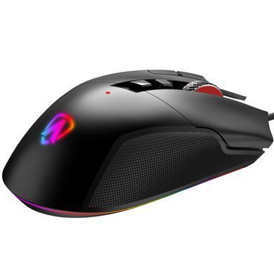 Мишка AOC AGM600 ігрова, 16000dpi., 10кн., RGB PMW3389 Kailh switch чорна (AGM600B) [401292]