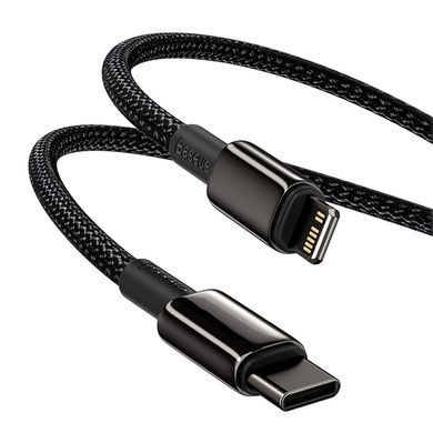 Кабель Baseus Tungsten Gold Fast Charging Data Cable Type-C to iP PD 20W 2m Black (CATLWJ-A01) [802550]