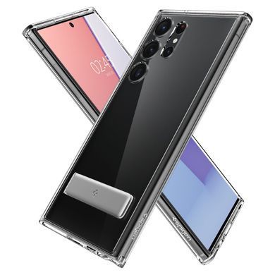 Чохол-накладка Spigen Hybrid S для Samsung Galaxy S23 Ultra SM-S918 Crystal Clear (ACS05622) [602863]