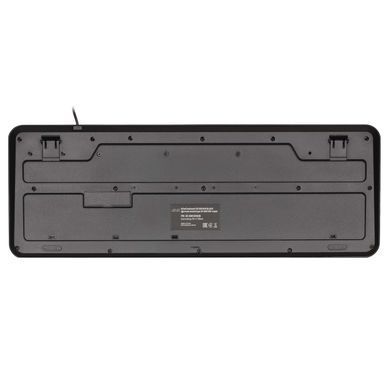 Клавіатура мембранна 2E KM1040 104key, USB-A, EN/UK/RU, чорний (2E-KM1040UB) [112123]