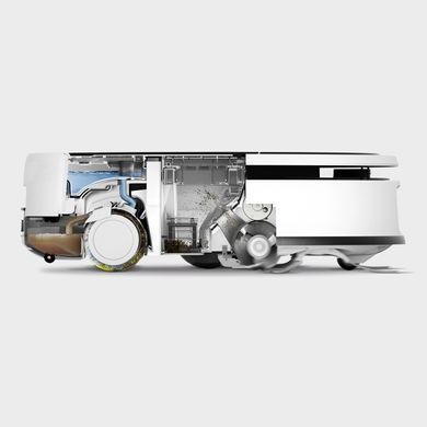 Робот-пилосос karcher RVF 7 Comfort, вологе прибирання, конт пил -0.25л, вода -0.30л, Bluetooth зарядна станція, білий (1.269-690.0) [113828]