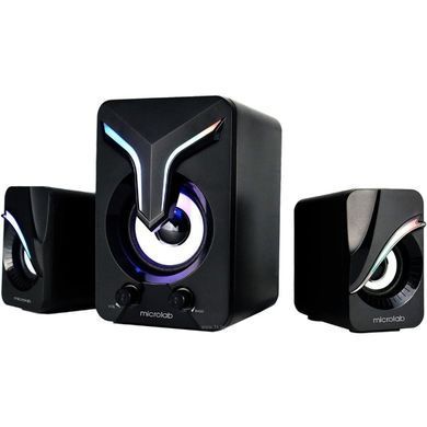 Акустична система 2.1 MICROLAB 11W, USB, LED, чорна (U-270) [404767]