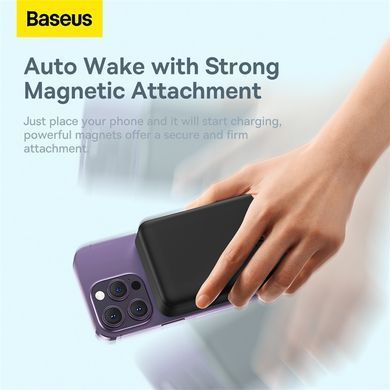Зовнішній акумулятор Baseus Magnetic Mini Wireless Fast Charge Power Bank 20000mAh 20W Black (PPCX150001) [806190]