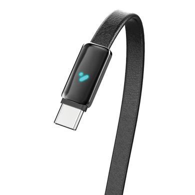 Кабель ColorWay USB Type-C - USB Type-C (M/M), ultra-thin, 5А, 1 м, Black (CW-CBPDCC100-BK) [619960]