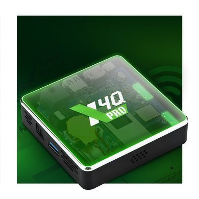 TV Медіаплеєр Ugoos 4/32Gb/Amlogic S905X4/Android 11/WiFi 2.4G+5G/BT 5.1/Miracast/BT GyroRC (X4Q PRO) [404856]