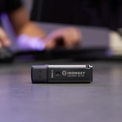 Накопичувач Kingston 32GB USB 3.2 Type-A Gen1 IronKey Locker+ 50 G2 (IKLP50G2/32GB) [114532]