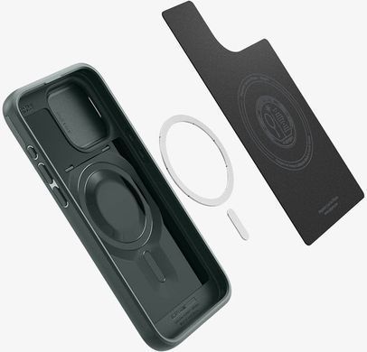 Чохол-накладка Spigen Optik Armor MagFit для Apple iPhone 15 Pro Max Abyss Green (ACS06600) [614575]