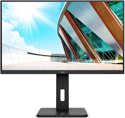Монітор TFT 31.5" AOC, VA, UHD, DP, HDMI x 2, Pivot, HAS, колонки, чорний (U32P2) [400445]