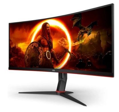 Монiтор 34" AOC Black/Red (CU34G2XP/BK) [200179]