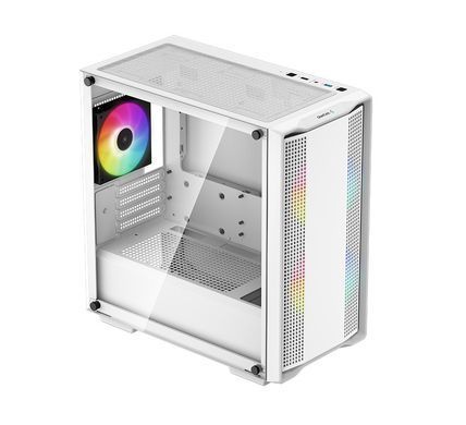 Корпус DeepCool CC360 White ARGB без БЖ (R-CC360-WHAPM3-G-1) [608679]