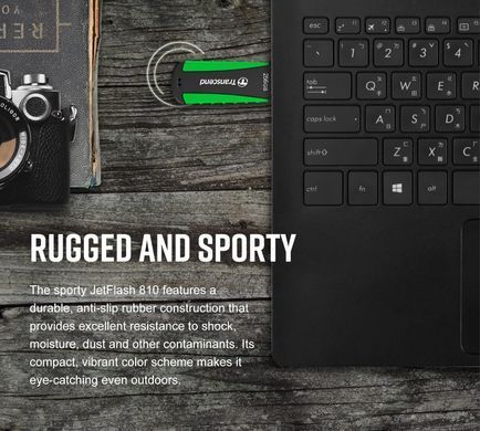 Накопичувач Transcend 64GB USB 3.1 Type-A JetFlash 810 Rugged (TS64GJF810) [108961]