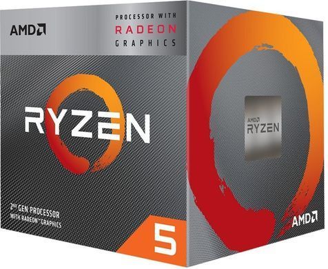 Центральний процесор AMD Ryzen 5 3400G 4C/8T 3.7/4.2GHz Boost 4Mb Radeon RX Vega 11 GPU Picasso AM4 65W Box (YD3400C5FHBOX) [114119]