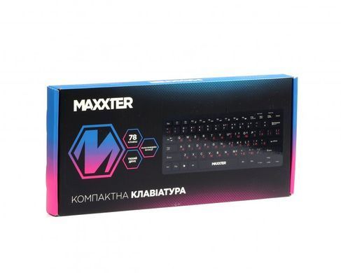 Клавiатура Maxxter Black (KBM-C01B-UA) [608486]