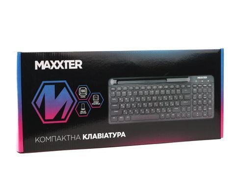 Клавiатура Maxxter Black (KB-01B-UA) [606088]