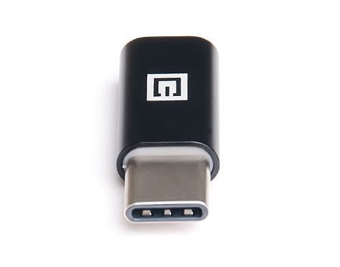 Адаптер REAL-EL micro USB - USB Type-C (F/M), Black (EL123500018) (DC_449232) [610987]