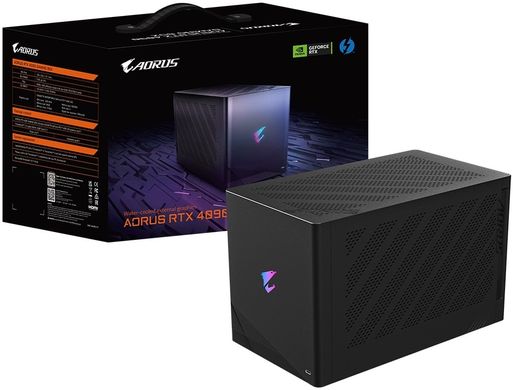 Відеокарта GIGABYTE GeForce RTX 4090 24GB GDDR6X GAMING BOX зовнішня (GV-N4090IXEB-24GD)