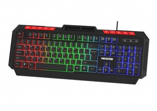 Клавiатура Maxxter Black (KBG-UML-02B-UA) [611425]