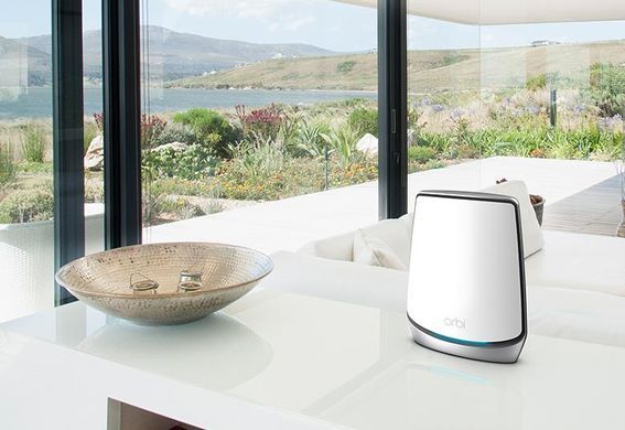 Система WiFi-Mesh NETGEAR Orbi RBS850 сателіт, AX6000, білий (RBS850-100EUS) [14665]