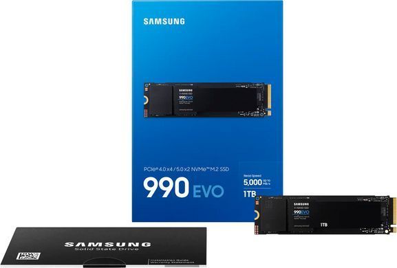 SSD диск SAMSUNG 990 EVO, 1TB, (MZ-V9E1T0BW) [304099]