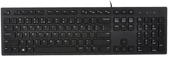 Клавiатура Dell Multimedia Keyboard-KB216 Ukrainian (QWERTY) - Black (580-AHHE) [103527]