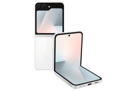 Смартфон Samsung Galaxy Flip 7 FE 5G (F761) 6.7"/3.4" 8/256ГБ, 1SIM, 4000мА&bull;год, білий (SM-F761BZWHSEK) [111194]
