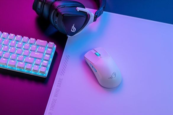 Миша бездротова Asus ROG Harpe Ace Aim Lab Edition White (90MP02W0-BMUA10) [618002]