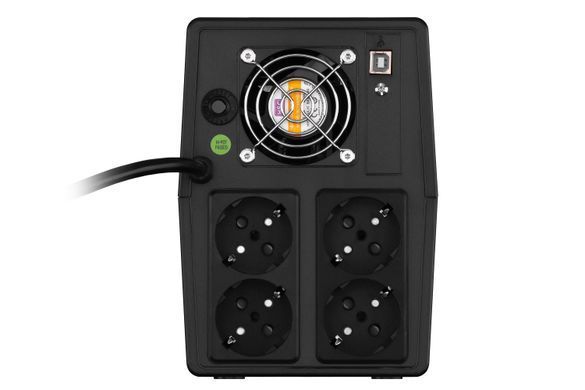 Джерело безперебійного живлення FSP iFP1500, 1500VA/900W, LCD, USB, 4xSchuko (PPF9003105) [102937]