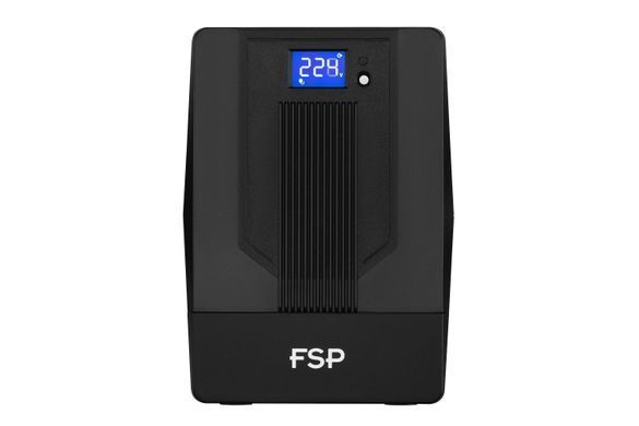 Джерело безперебійного живлення FSP iFP1500, 1500VA/900W, LCD, USB, 4xSchuko (PPF9003105) [102937]