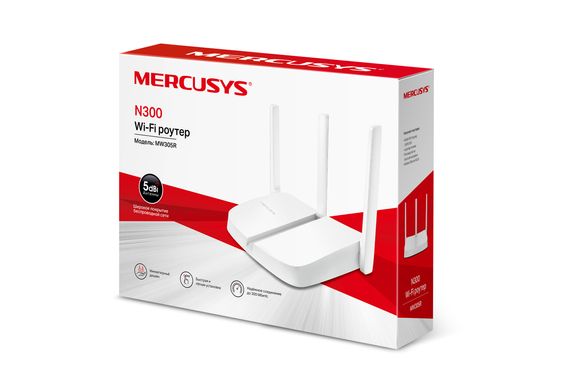 Маршрутизатор MERCUSYS MW305R N300 (MW305R)