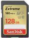 Карта пам'яті SanDisk SD 128GB C10 UHS-I U3 R180/W90MB/s Extreme V30 (SDSDXVA-128G-GNCIN) [111646], фото 1