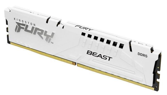 Модуль пам`ятi DDR5 2х16GB/6000 Kingston Fury Beast White (KF560C30BWK2-32) [613466]