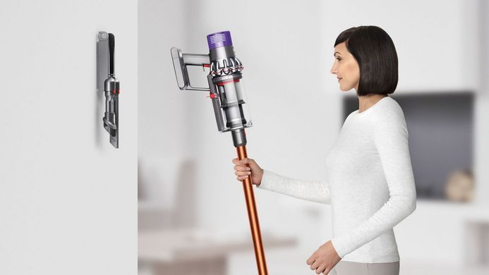 Пилосос Dyson безпровідний V10 Absolute 525Вт, конт пил -0.76л, автон. робота до 60хв, турборежим, сіро-мідний (448883-01) [12430]