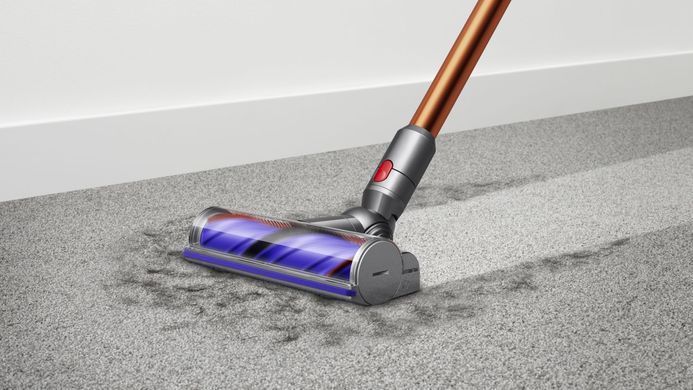 Пилосос Dyson безпровідний V10 Absolute 525Вт, конт пил -0.76л, автон. робота до 60хв, турборежим, сіро-мідний (448883-01) [12430]