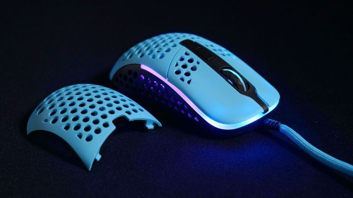 Миша Xtrfy M42, USB-A, RGB, Miami Blue (XG-M42-RGB-BLUE) [103953]