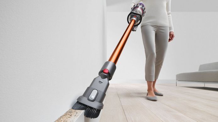 Пилосос Dyson безпровідний V10 Absolute 525Вт, конт пил -0.76л, автон. робота до 60хв, турборежим, сіро-мідний (448883-01) [12430]