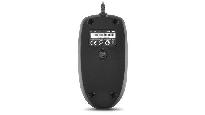 Миша REAL-EL RM-215 Black (EL123200037) [606711]