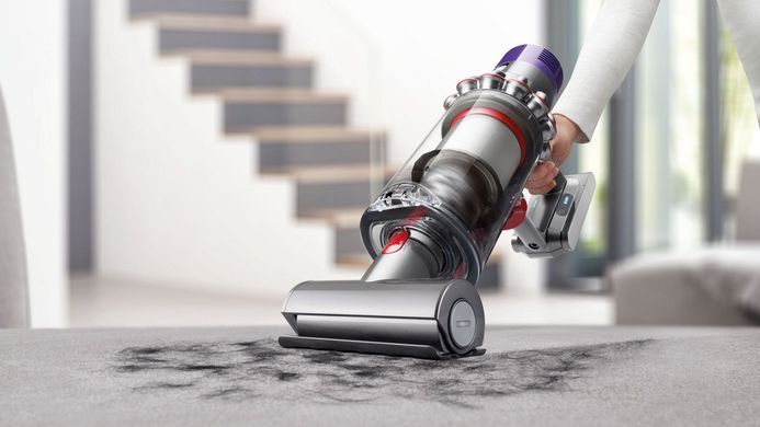 Пилосос Dyson безпровідний V10 Absolute 525Вт, конт пил -0.76л, автон. робота до 60хв, турборежим, сіро-мідний (448883-01) [12430]