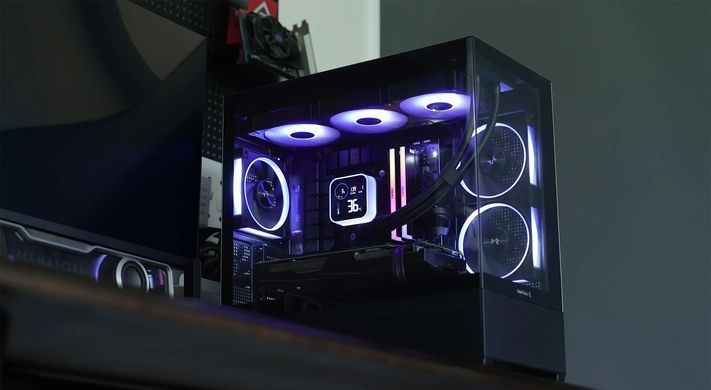 Корпус DeepCool CG380 3F Black без БЖ (R-CG380-BKAGM3-G) [618114]