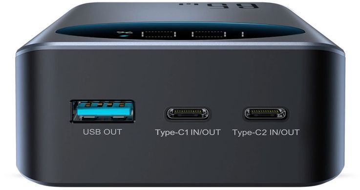 УМБ Joyroom 30000mAh 65W PD,QC3.0, USB-A, 2xUSB-C In/Out, Black (JR-PBF05) [402234]