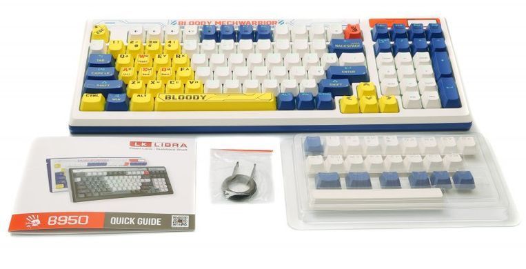 Клавіатура Bloody B950 RGB Warrior Blue (B950 RGB (Warrior Blue)) [606029]