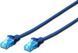 Патч-корд 2E CAT 5e, UTP, 0.20м, 26AWG, RJ45, 7/0.16, Cu, LSZH, синій (2E-PC5ECU-0.20LSZH-BLU) [112765], фото 1