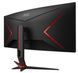 Монiтор 34" AOC Black/Red (CU34G2XP/BK) [200179], фото 3