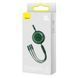 Кабель Baseus Bright Mirror 2 Series Retractable 3-in-1 Fast Charging Data Cable Type-C to M+L+C 100W 1.1m Green (CAMJ010206) [802629], фото 2