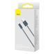 Кабель Baseus Dynamic Series Fast Charging Data Cable USB to iP 2.4A 2m Slate Gray (CALD000516) [802383], фото 2