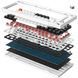 Клавіатура GamePro Red з Hot-Swap RGB White (MK160W) [610660], фото 2