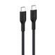 Кабель USB-C > USB-C заряджання/синхронізації Belkin 1м, 240Вт, Type-C, плетений, чорний (CAB025HQ1MBK) [108883], фото 3