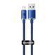 Кабель Baseus Crystal Shine USB-Lightning, 2.4A, 1.2м Blue (6932172602697) [604189], фото 1