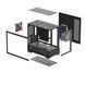 Корпус DeepCool CG380 3F Black без БЖ (R-CG380-BKAGM3-G) [618114], фото 3
