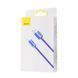 Кабель Baseus Crystal Shine USB-Lightning, 2.4A, 1.2м Blue (6932172602697) [604189], фото 2